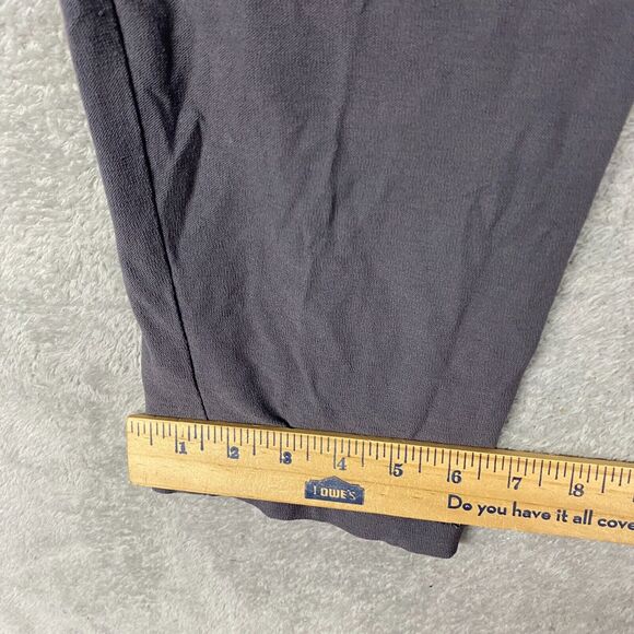 Eileen Fisher Pants Womens L Gray Pull On Elastic Waist Tapered Comfort Stretch - Picture 6 of 9
